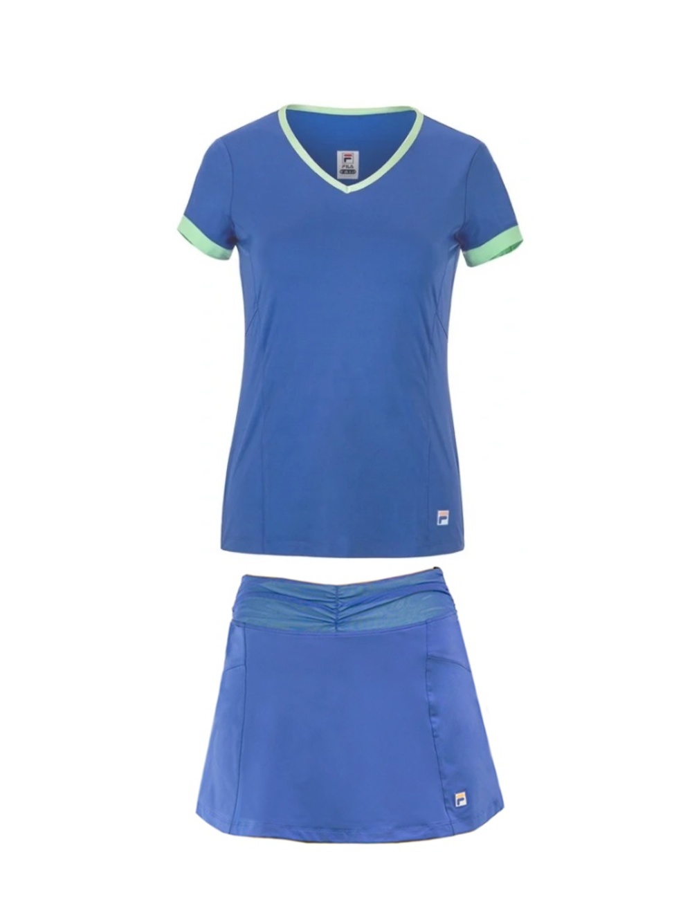 Fila Colourful Play Short Sleeve Top and Matching Skort Set Size Medium